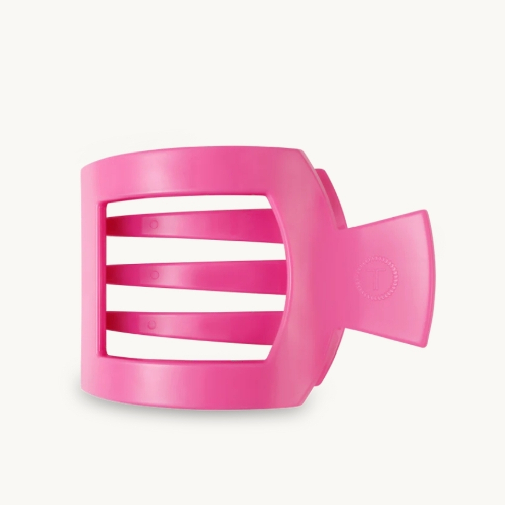 NEW RELEASE!! Teletie Paradise PINK Large Flat Square Clip| Pain Free| NEW W Tag - Picture 2 of 4